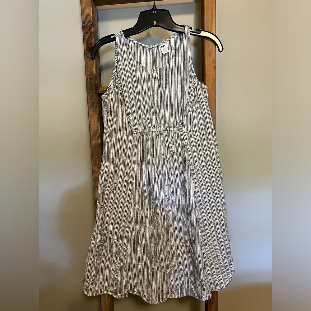 Old Navy Black and White Striped Dress